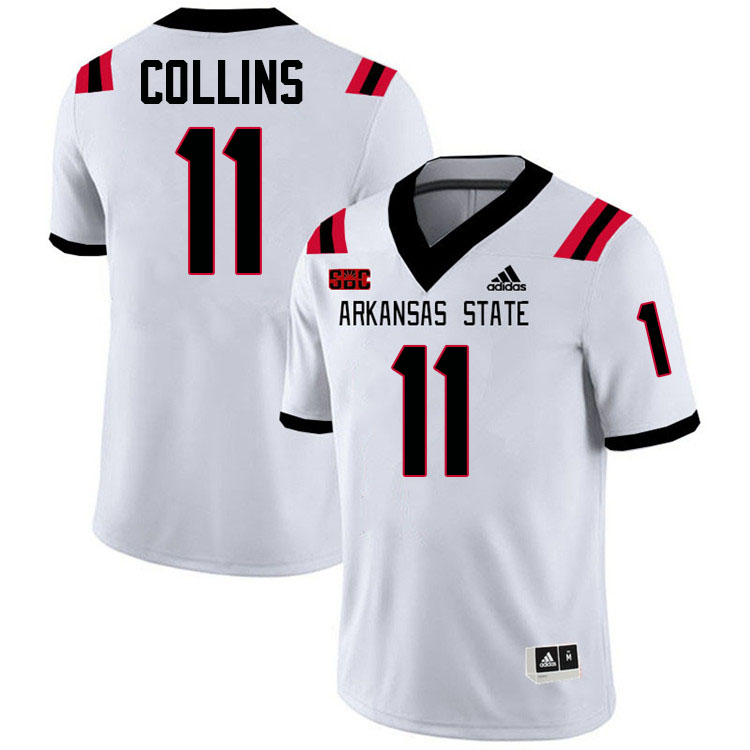 Drew Collins Arkansas State Jersey,Arkansas State Red Wolves Football Uniforms,Jersey-White Drew Collins Arkansas State Jersey,Arkansas State Red Wolves Football Uniforms,Jersey-White